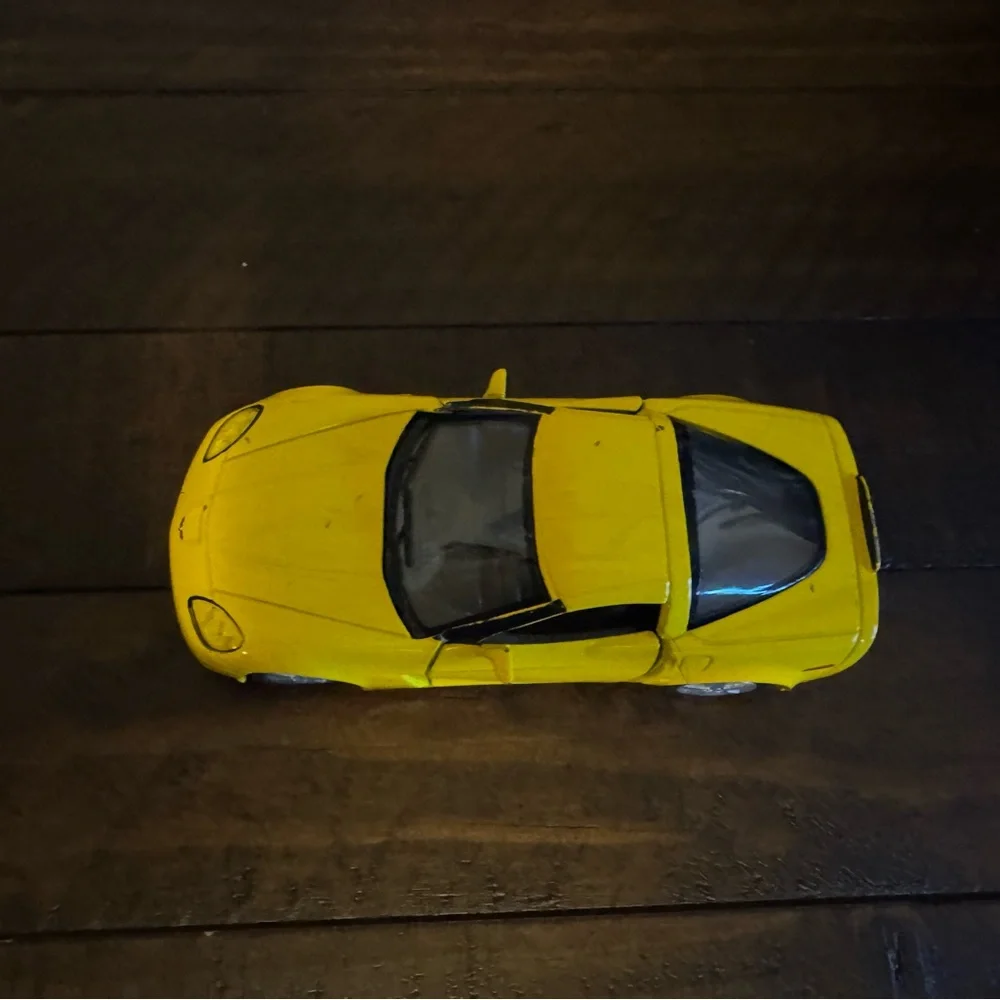 Chevy Corvette Yellow 5 inch Toy Car